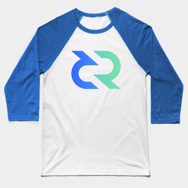 Decred logo Baseball T-Shirt by CryptographTees